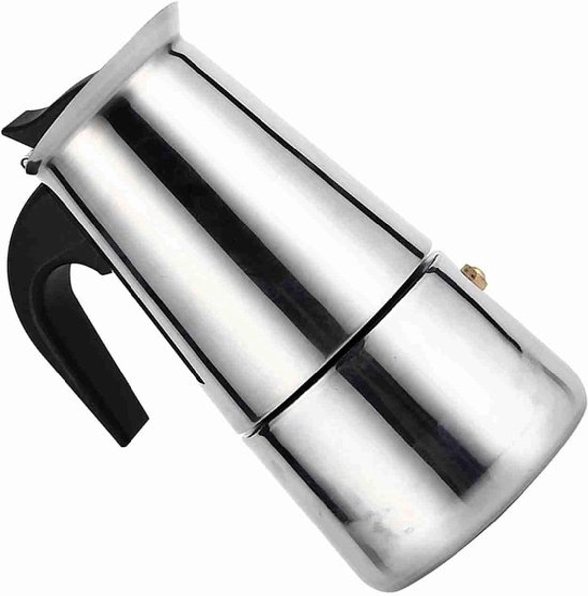 Koffiezetapparaat - Moka pot - Koffie thuis zetten - Roestvrij staal - 200 ml - Zilverkleurig