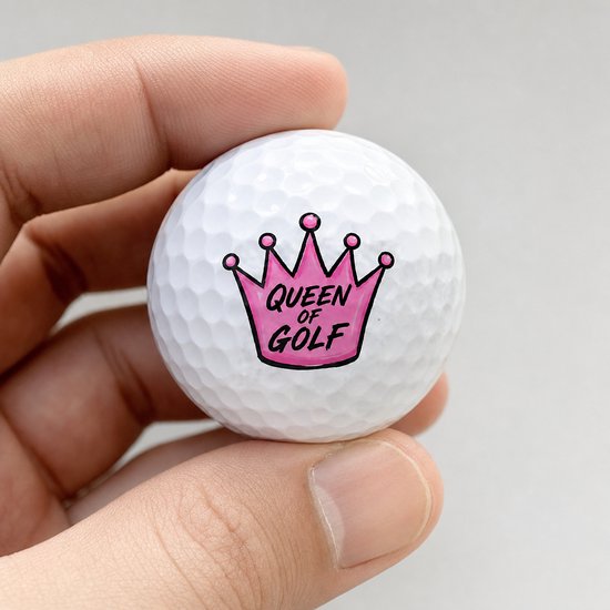 Golfballen Queen of Golf - Golfster Golf Cadeau - 15 stuks - Wilson - Golfbal met Opdruk — afbeelding 4