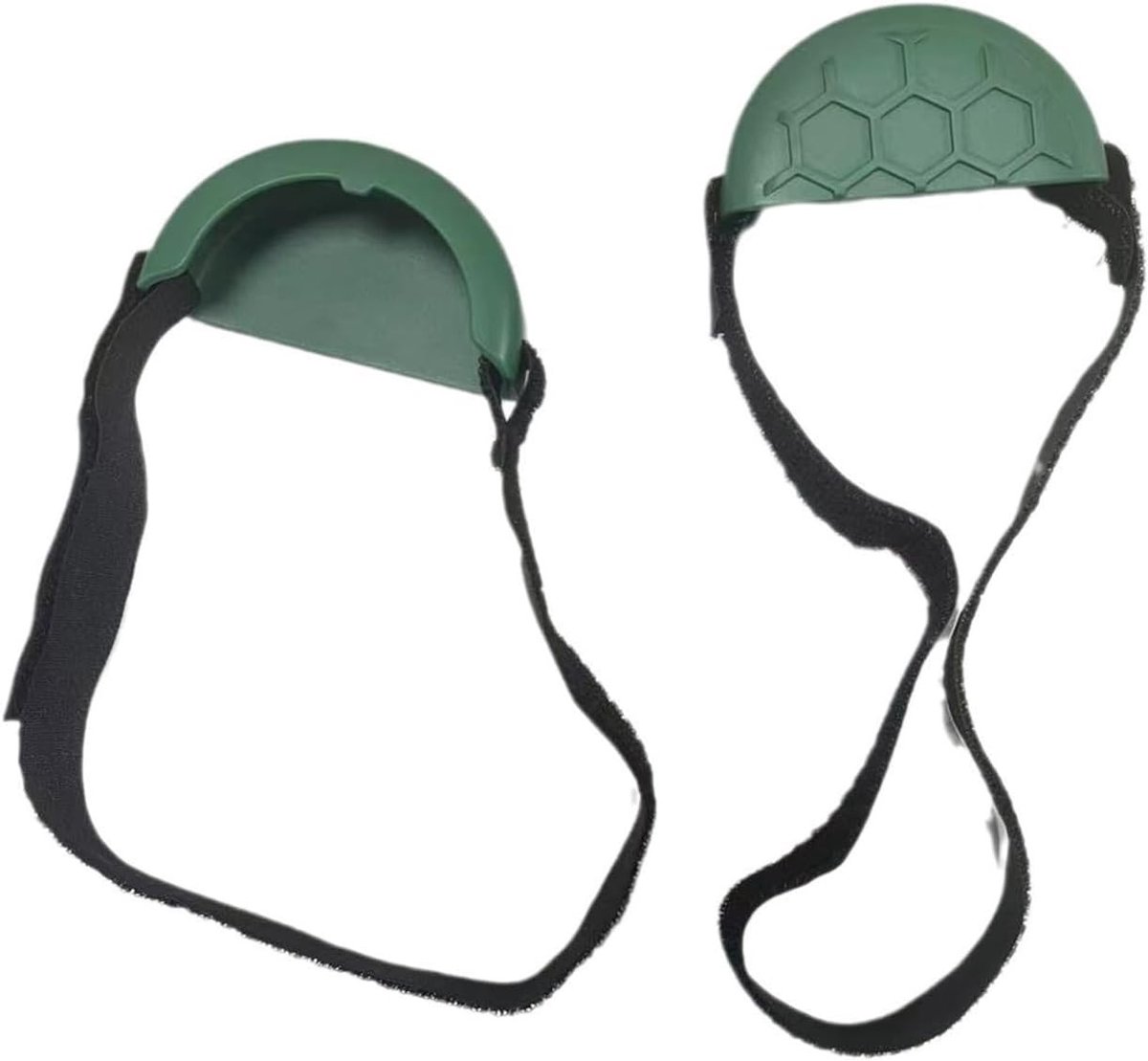 Groene teenbeschermers voor kinderen, EU 21-24, ideale schoenbeschermers met klittenband voor loopfietsen, scooters en glijauto's, tegen slijtage en geschikt voor smalle tot normale kinderschoenen.