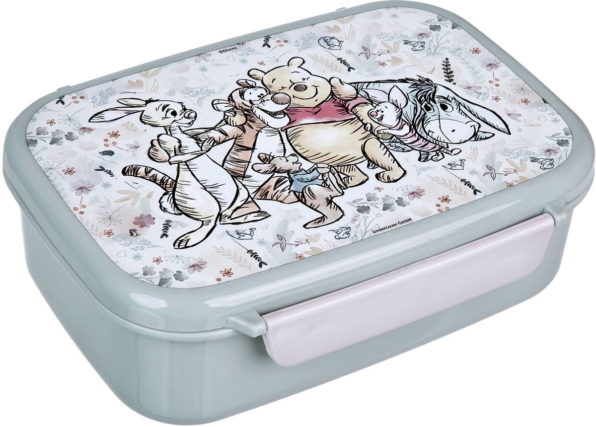 Broodtrommel Winnie de Poeh met Uitneembaar Compartiment - 800 ml