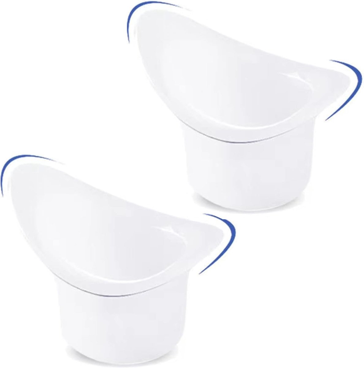 Oogspoelbowl Set van 2 - Silicone Oogwasbakjes van 10ml voor Effectieve Oogverzorging en Hygiëne