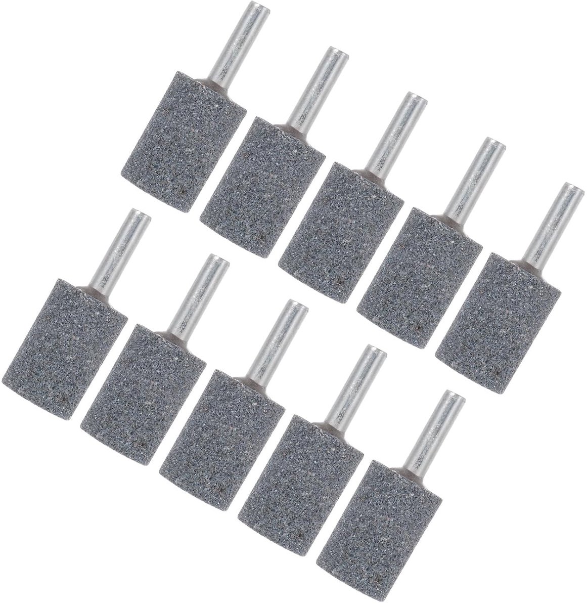 Schuurschijven, schacht van 1/4 inch (6 mm) van aluminiumoxide voor draaigereedschap, diameter 0,79 inch (20 mm) cilinder, korrel 80 [grijs]