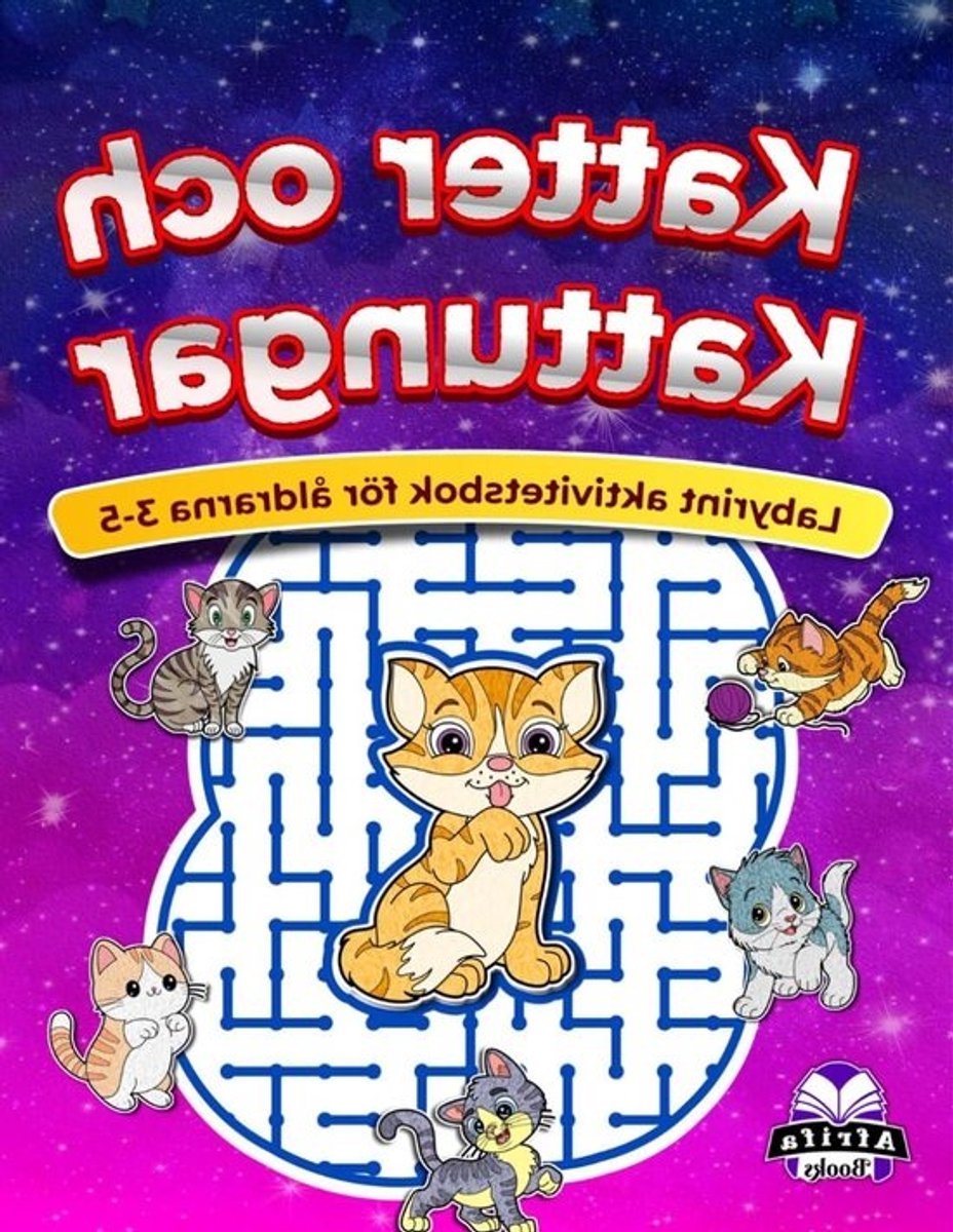 Katten Labyrint Boek - Puzzelboek Kinderen - Cognitieve Ontwikkeling - Hersen Oefeningen - 21.59 x 27.94 cm - Niet gespecificeerd