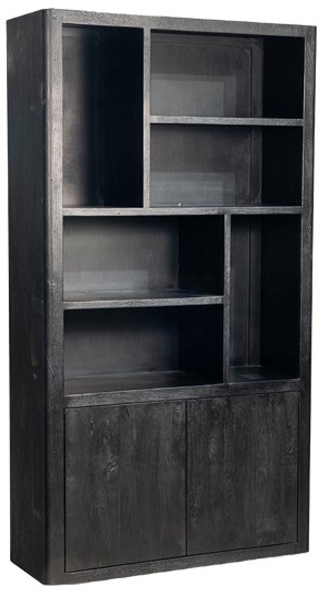 Tower Living Tenna Bookcabinet 2 drs. - 120x45x220 Zwart