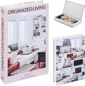 Naleo® Opbergboek Living - Decoratie Boeken - Opbergboek - Nep Boeken Decoratie - Opbergdoos Boek - Opbergboeken - Opbergboeken Nep - Opberg Boek - Boek Opbergdoos - Koffietafelboeken - Interieur Boeken - Nep Boeken - Opbergboek Afstandsbediening