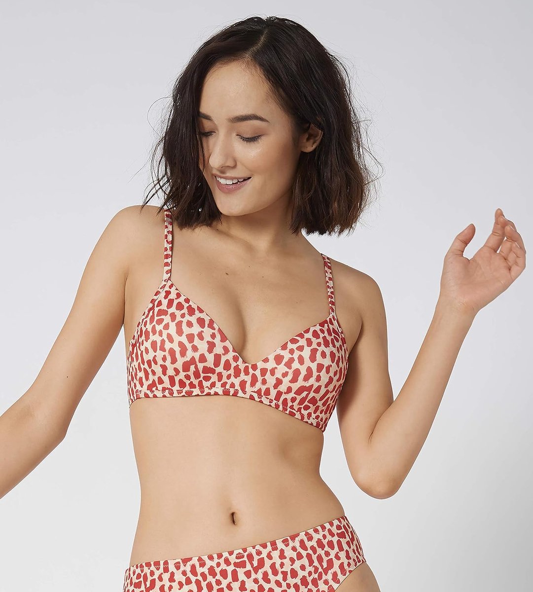sloggi shore Koh Tachai P Padded Bikini voor dames, Pink - Light Combination, M Grote Maten