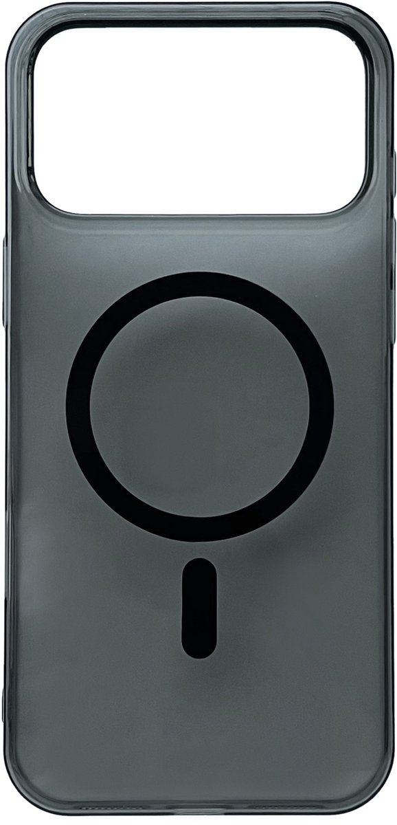 Casemania Hoesje Geschikt voor Apple iPhone 18 Pro Max - Zwart - Minimalistic Kristalhelder Back Cover Geschikt voor MagSafe - Draadloos Oplaadbare Telefoonhoesje