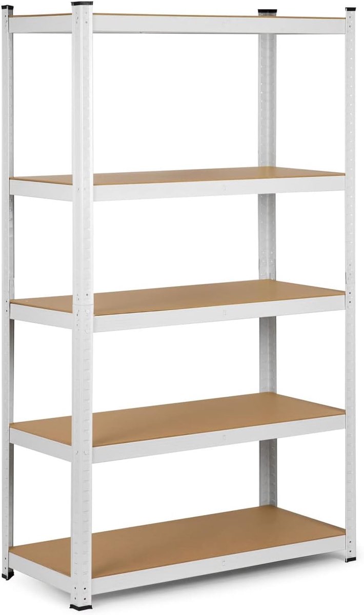 4841 rek voor zware lasten met 5 planken van MDF 150 x 75 x 30 cm
