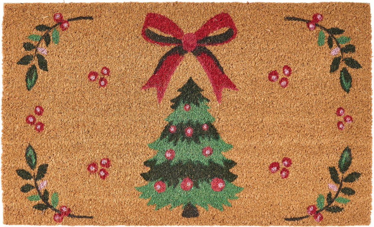 Beliani BRIVANO - Deurmat - Meerkleurig - 45 x 75 cm - Kokosvezel