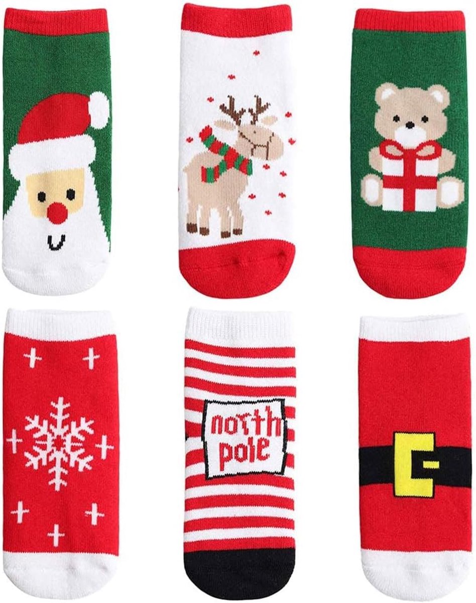 Sokken kinderen Kerstmis sokken kerstkousen Kerstmis sokken Kerstmis sokken katoenen sokken wollen sokken super warm voor meisjes jongens