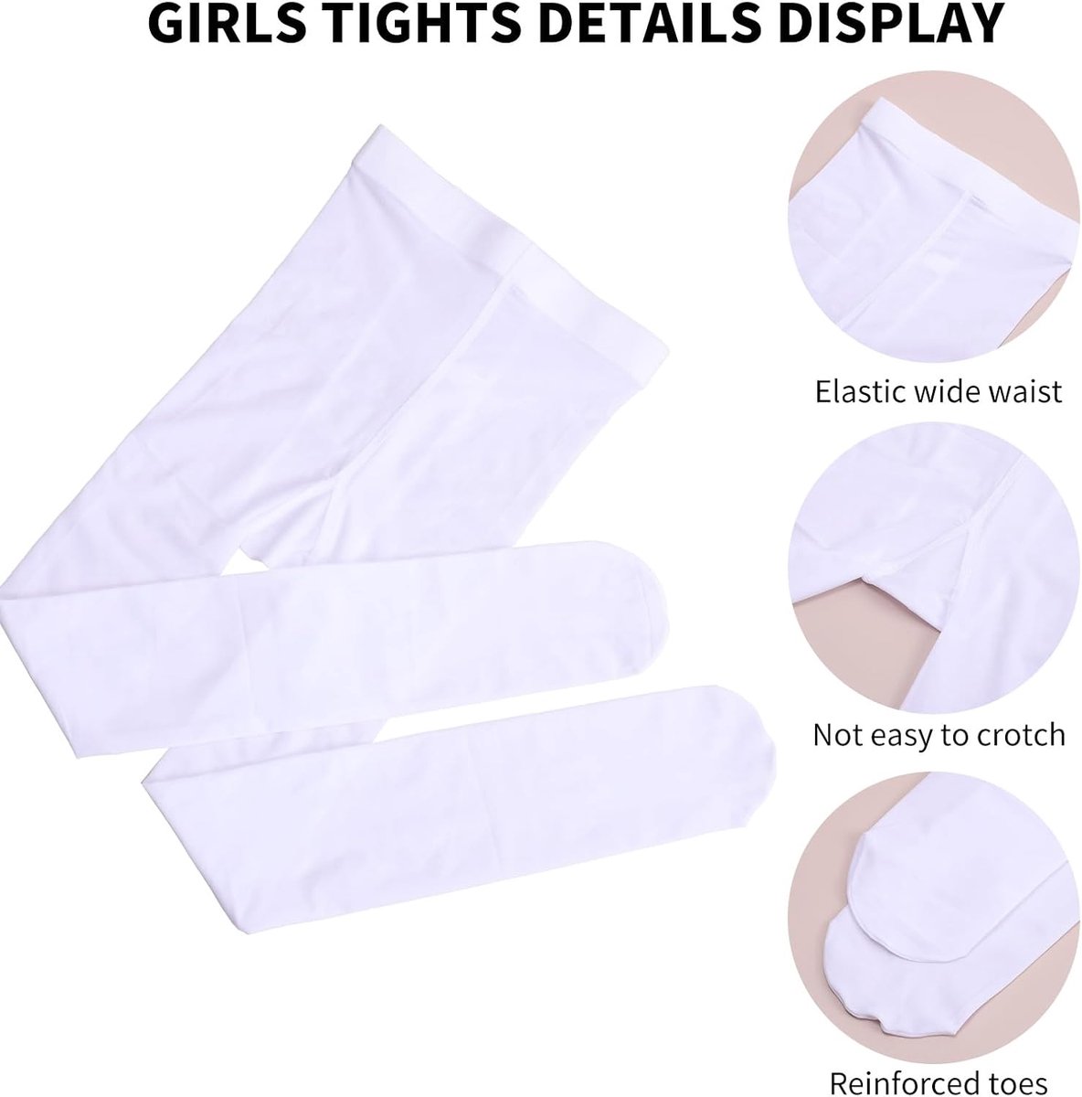 2 paar 80 denier panty meisjes kinderpanty's elastische balletpanty