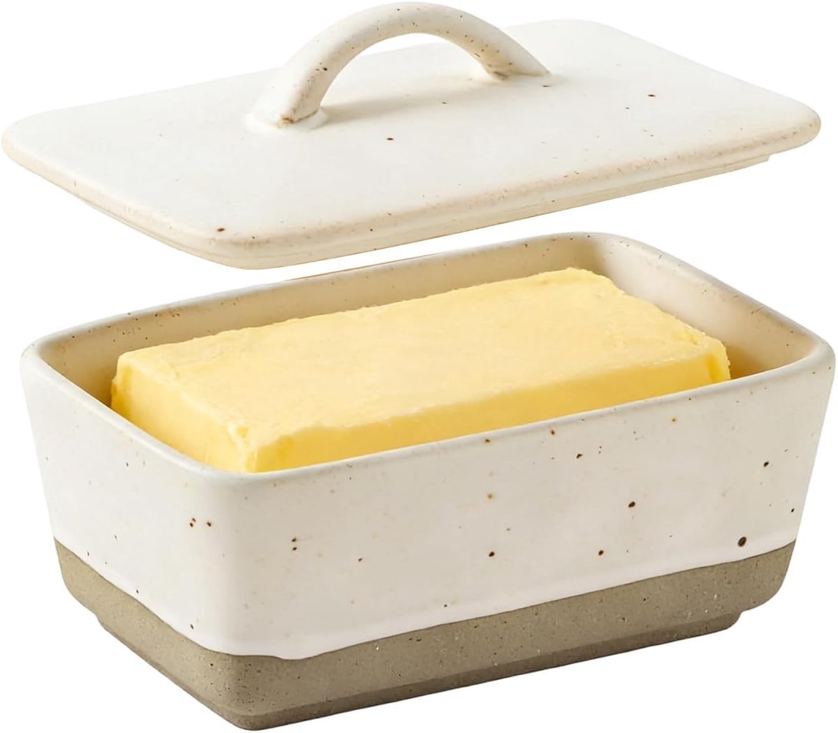 Botervloot keramiek met deksel voor 350 g boter