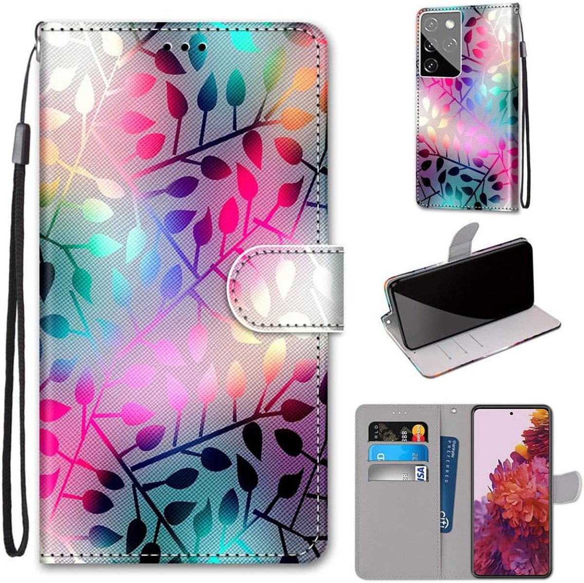 Portemonnee Telefoonhoes voor Samsung Galaxy S21 Ultra