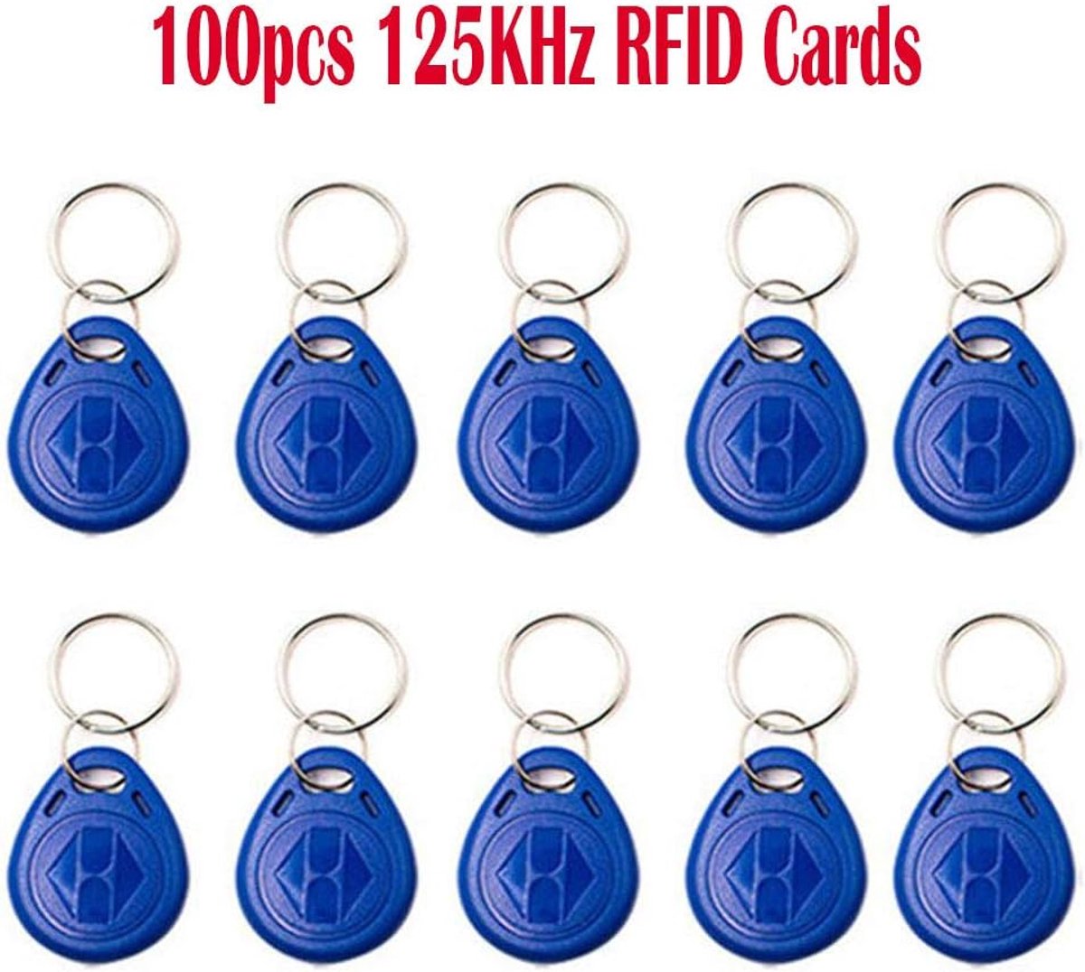 125Khz RFID T5577 sleutelhangers 125kHz T5577-Blue100 125khz T5577-blue100