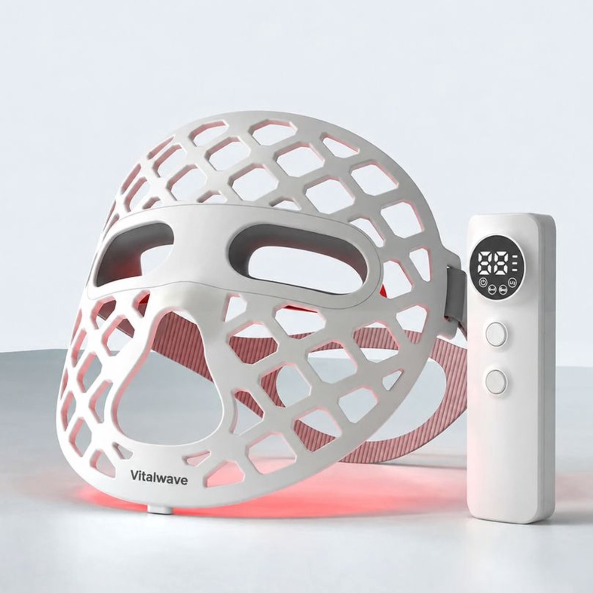 Vitalwave Led Masker Lichttherapie Serie II - Led Gezichtsmasker - Rood Licht Therapie - Acne Behandeling - Huidverjonging lichttherapie