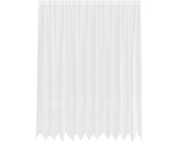 vidaXL - Lacegordijn - Wit - 200 - x - 300 - cm - Polyester