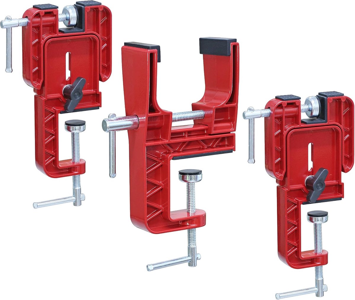 Ski Vise Pro Skihouder, voor ski-tuning en waxen, instelbare hoek en hoogte, duurzaam en stabiel, bekkenopening tot 115 mm