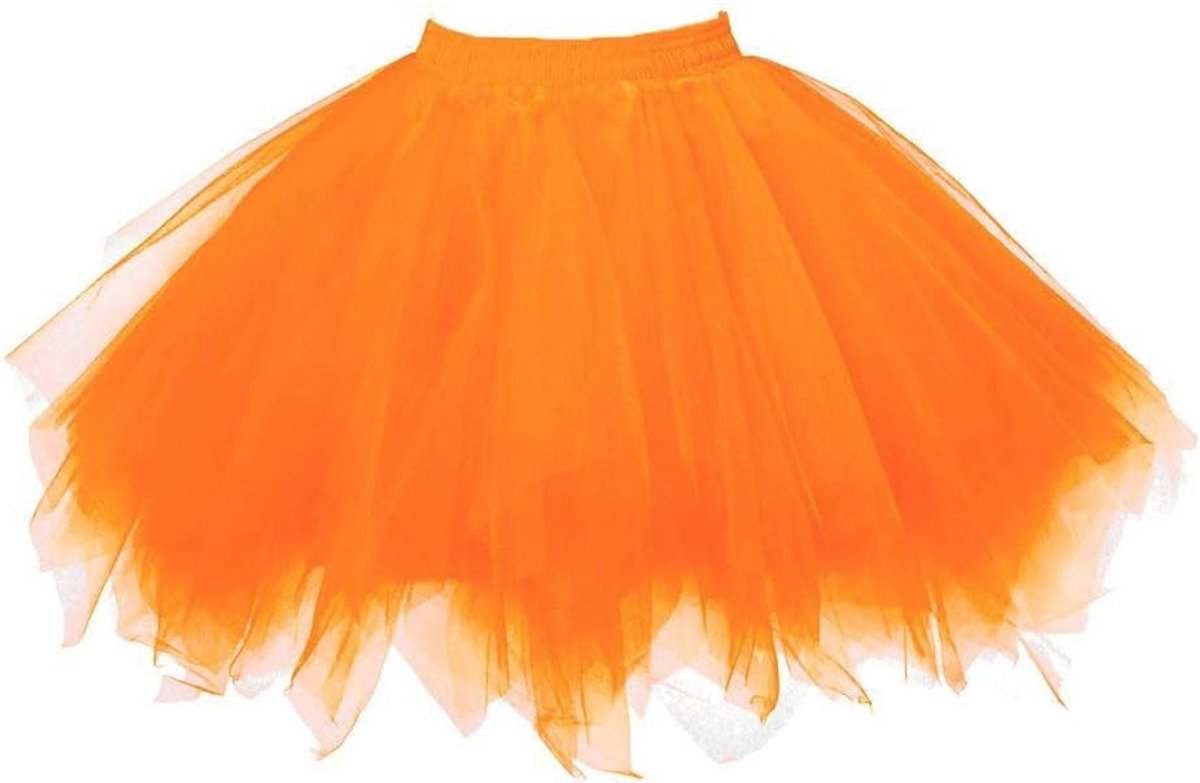 tule rok voor dames in roze en zwart, tulerok, dames, tutu, tule rok, roze, roze tule rok voor dames (dieprood, eenheidsmaat)