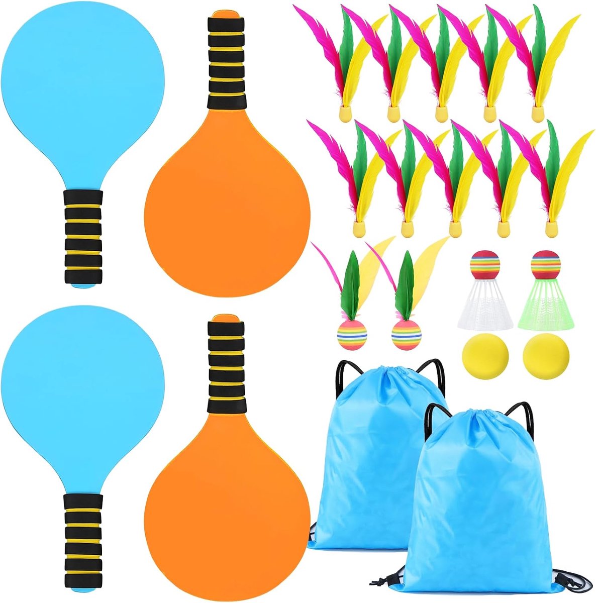 4 sets strandbalspelset