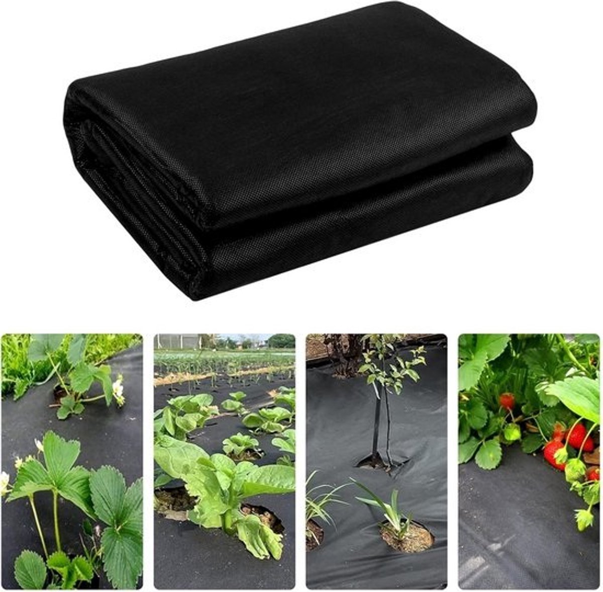 Onkruiddoek tuinvlies 1 x 15 m voor optimale tuinondersteuning