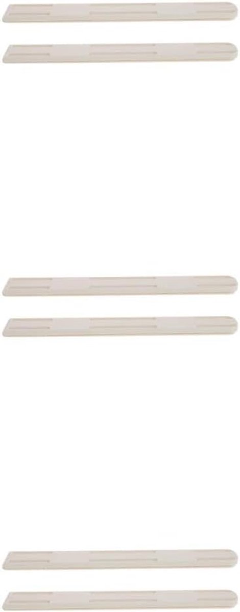 Dailygoods- Opbergdozen Set van 3 - Schuifladengeleiders - Kogelgelagerde Ladegeleiders - Zijdelingse Montage - Kunststof - Flexibel en Stabiel