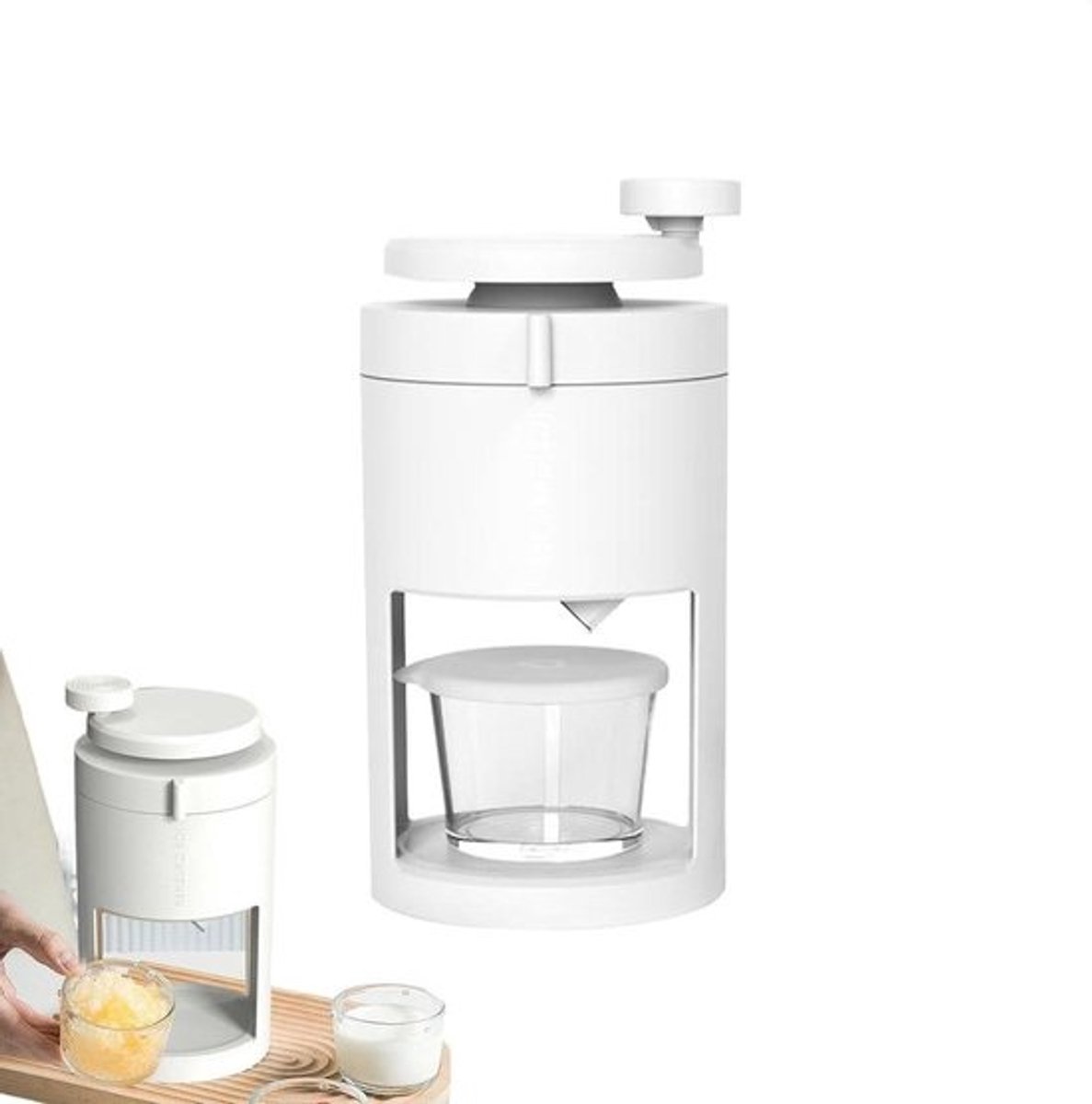 Shaved Ice Machine, Ice Crusher Machine - Hand Crank Household Ice Crusher Machine | Home Restaurant Kitchen Gadget Portable Appliance Rustproof for Freezing Cocktails, Slushies