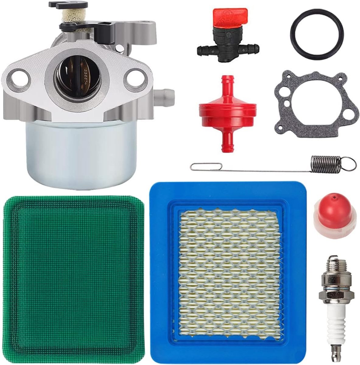 Dailygoods - Carburateur luchtfilter - Grasmaaier motor - Krachtig en efficiënt - Geschikt voor Briggs & Stratton - Universeel en eenvoudig te install