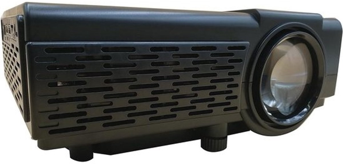 Draagbare Beamer - Home Cinema - Film Avond - Groot Beeld - 150 Inch - Zwart