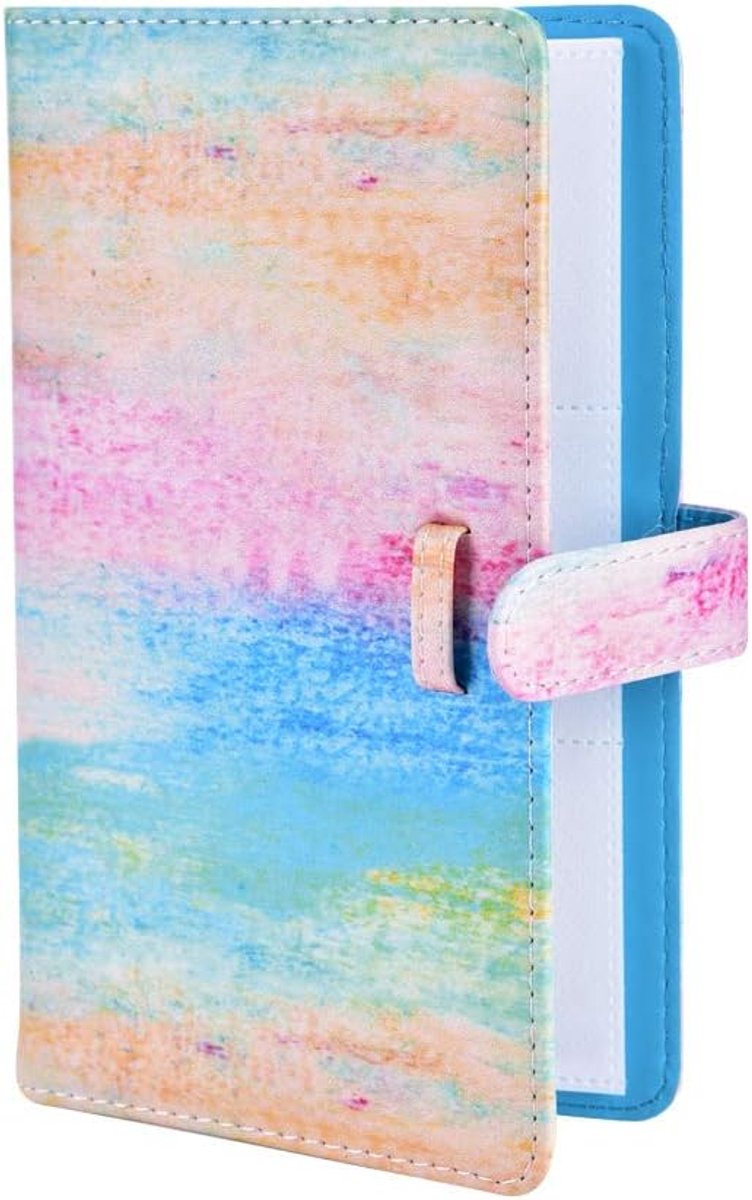 Dailygoods- Fotoalbum 96 Vakken - Wallet Fotoalbum - PU-Lederen Hoes - 3-Inch Camerafoto's - Duurzaam - Geschikt voor Bruiloft/Verloving - Fotoopslag
