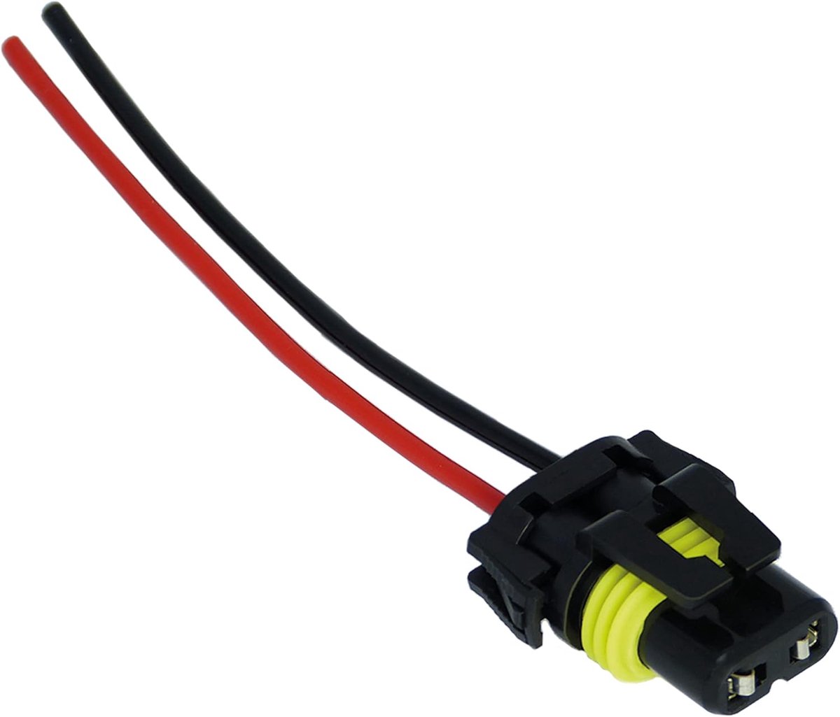 & P Car Design 1x HB4 lampen stekker fitting sokkel lampenvoet lampenstekker P22d 9006 met kabel voor lampen gloeilampen gloeibulben