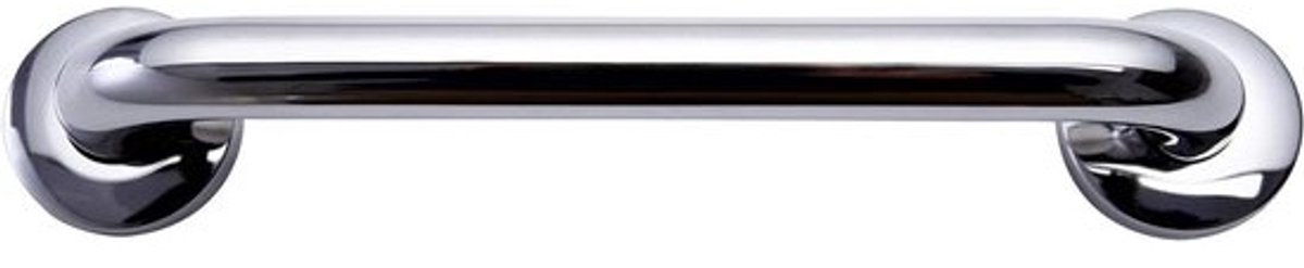 Veiligheidsgreep Badkamer - Steunbeugel Wand - Meer Stabiliteit - Verchroomd Staal - 25 cm - Wit