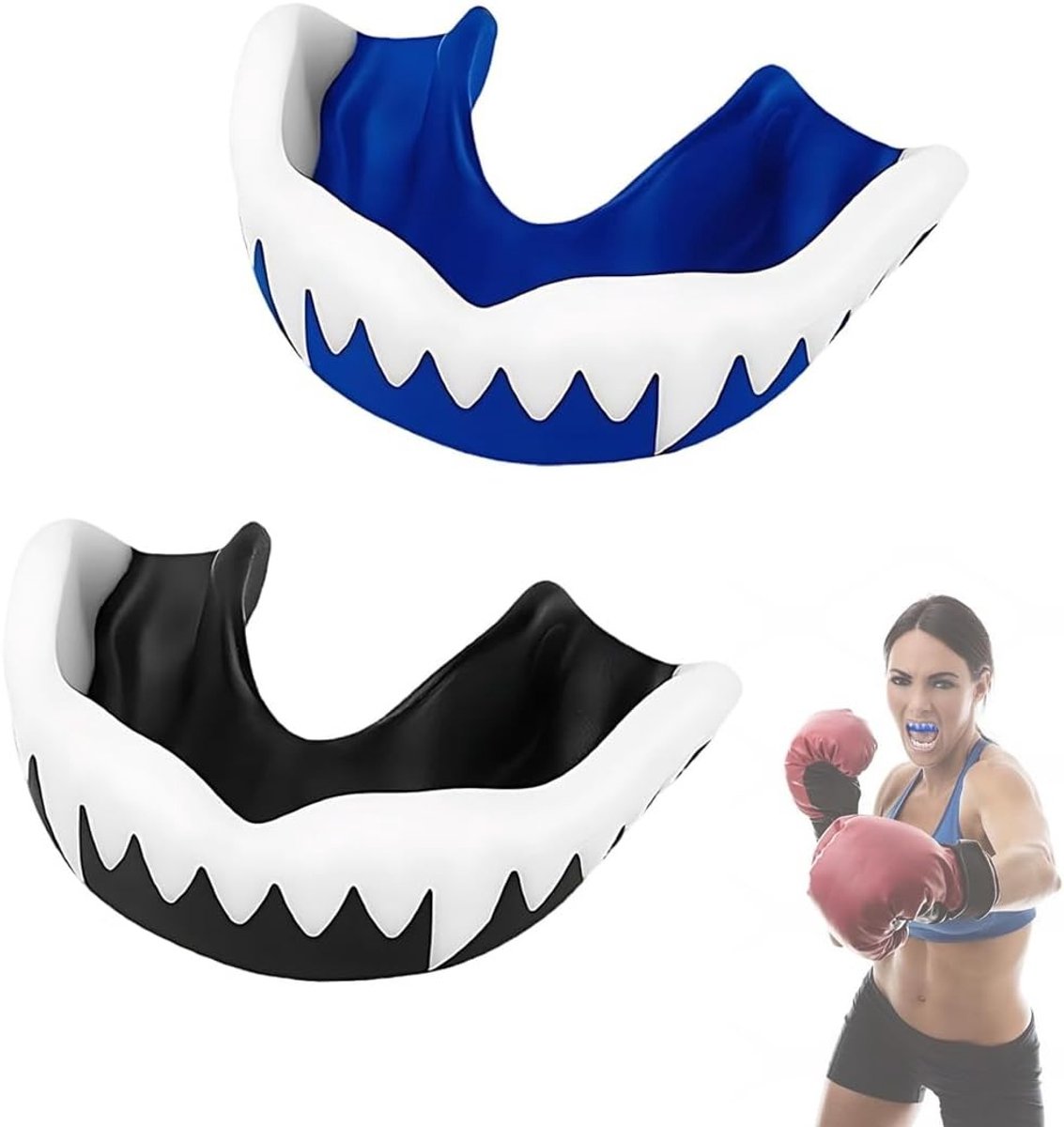 Set van 2 Sport Mondbeschermers voor Kinderen - Ideaal voor Rugby, Boksen, Martial Arts en Meer