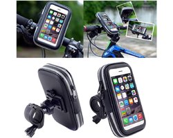 Reflective Support voor Bicycle Handlebar and Rotatable Waterproof Motorcycle 360º voor MEIZU M16 (2018) - Black