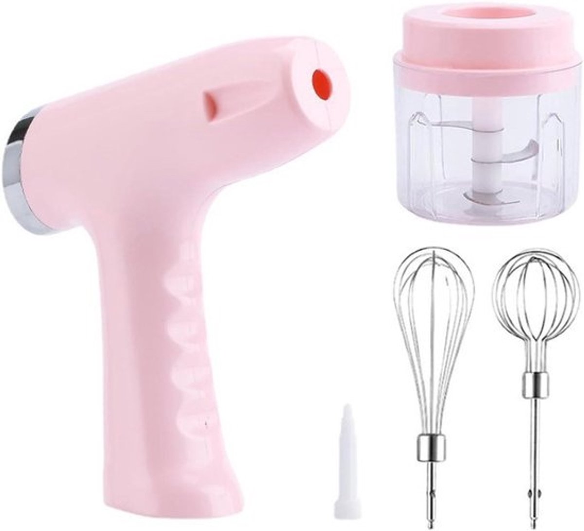 Kleine en Efficiënte Handmixer Elektrische Eieren Klopper Miniatuur Keukenmachine voor Efficiënte Mengen Verwerking Elektrische Hand Combiner