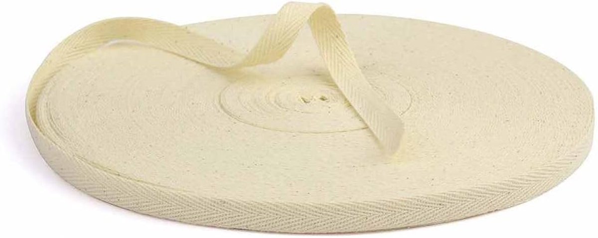 50 yards/rol, katoenen keperband, 10 mm, visgraatlint, natuurlijke riem, naadband om te naaien, katoenen keperband, biasband voor doe-het-zelf naaien, handwerk, breien, geschenkverpakkingen,