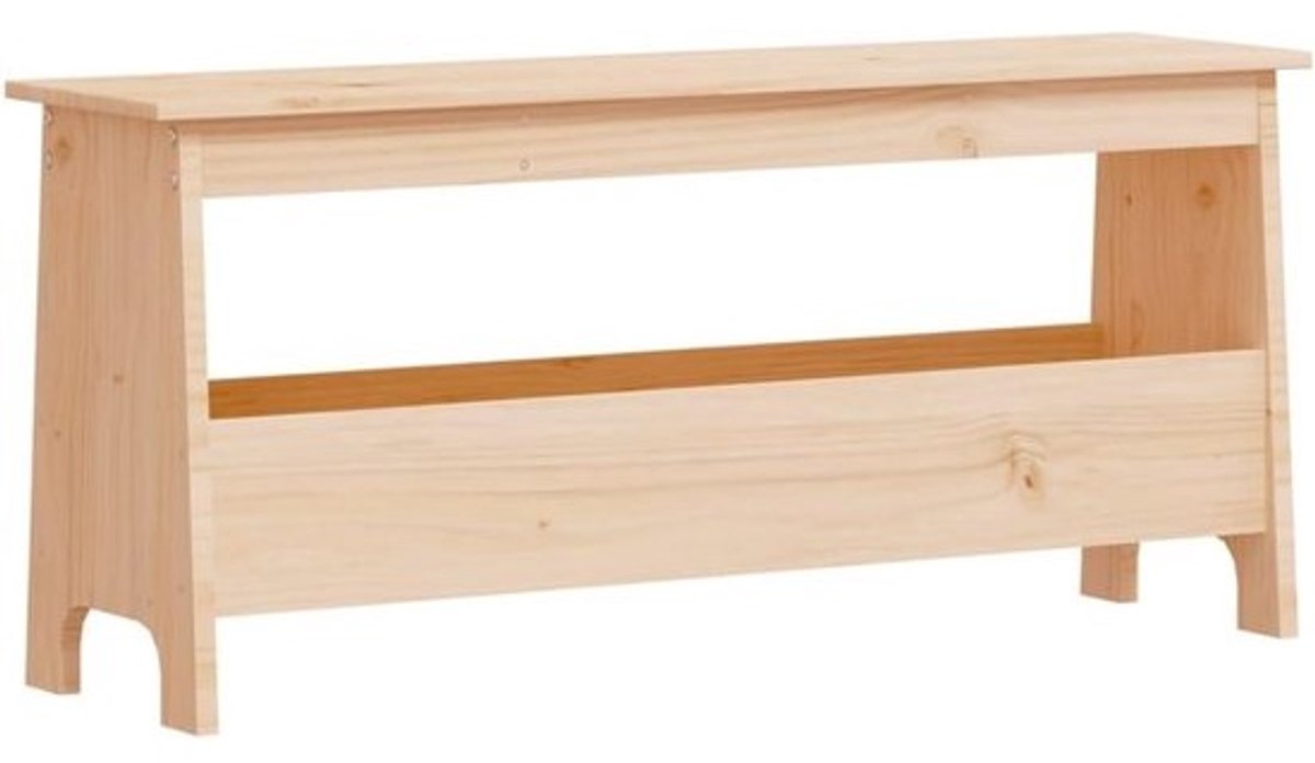 Stevige Houten Halbank van Massief Grenenhout - 100x28x45 cm