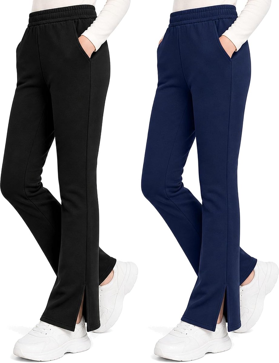 Leggings Meisjes 2-Pack Katoen Bootcut, 7-16 Jaar