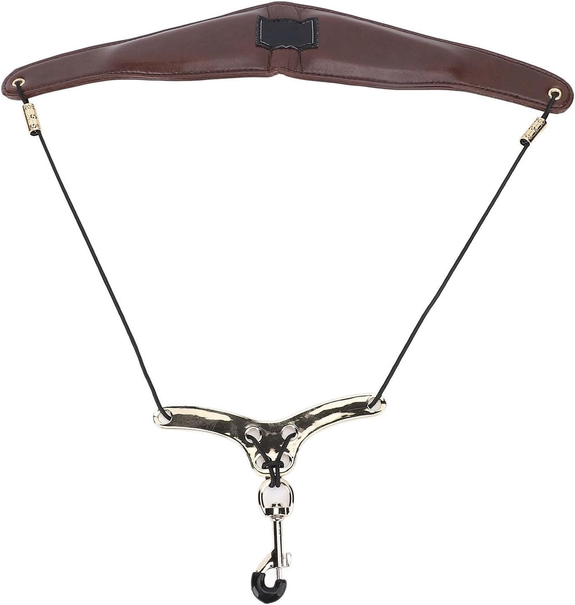 Dailygoods- Saxofoonhalsriem Verstelbaar - Metalen Haak - Robuust Klimtouw - Geschikt voor Alt/Tenor/Sopransaxofoon - Tot 30 kg Belastbaar - Geen Onge