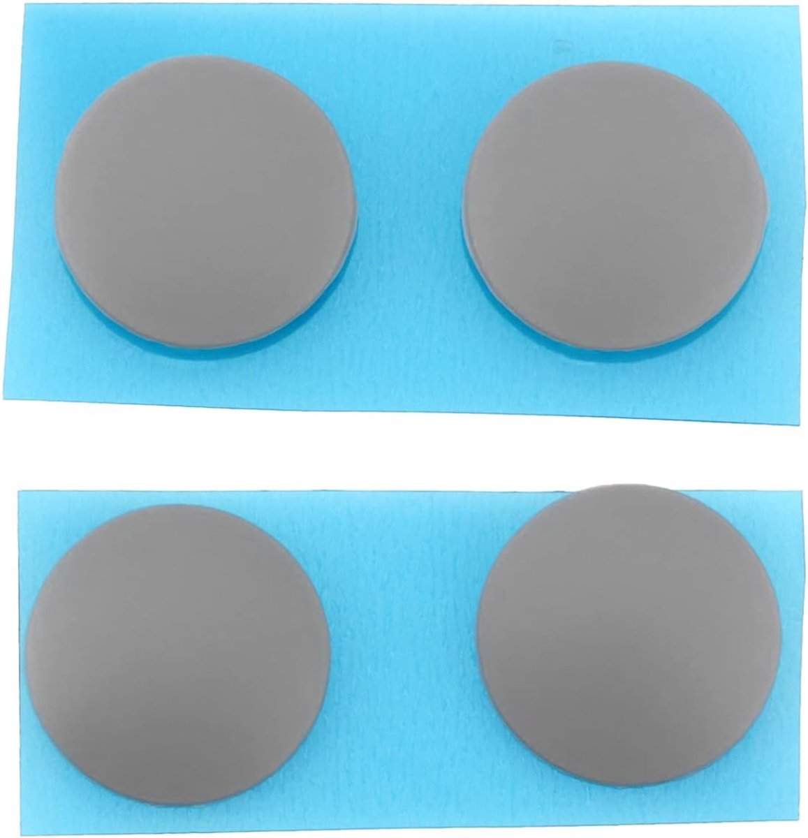 Dailygoods- Rubberen Voetjes 4 Stuks - Antislip Ondersteuning - Compatibel met Surface Laptop 3/4/5 - Diameter 8,5 mm - Grijs - Duurzaam Materiaal - L