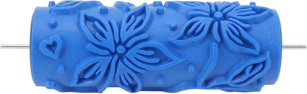 Dailygoods- Patroonverfroller 5 Inch - Herbruikbare Rubber Roller - Decoratieve Textuurroller - Muurverf - Verbergt Gebreken - Lange Levensduur - Verf