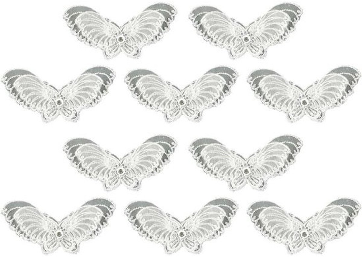 Strik Haar Clip - Haarspeldjes Vlinder - Haar Styling - Handgemaakte Kant - 10 stuks - Stijl 10