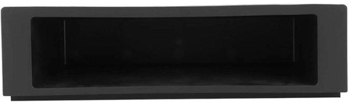 Autoradio Opbergvak - Radio Inbouw Frame - Auto Audio Installatie - Met Extra Opbergruimte - 1-DIN - Zwart