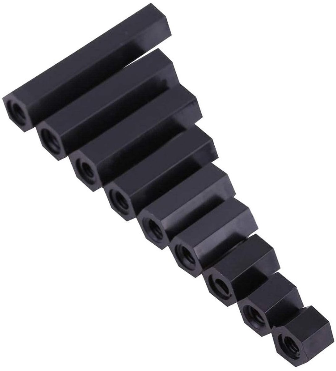 Dailygoods - 100 Stuks PA66 M3 Vrouwelijk x M3 Vrouwelijke Hex Schroefdraad Spacer