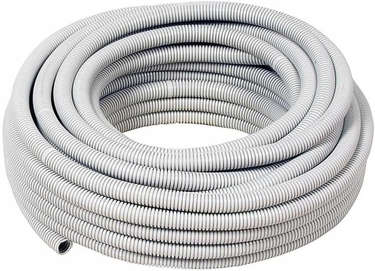 kabelgoot lege buis voor kabeldiameter M20/14, 25 meter, met lege buis trekdraad, bescherming van de stroomkabel binnen, minimale druksterkte 320N