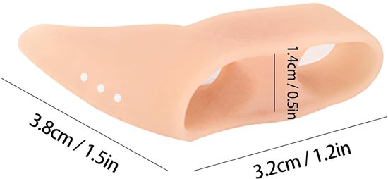 4 paar kleine teenscheiders voor kromme kleine tenen, teencorrectie en comfort, 2 kleuren beschikbaar — afbeelding 2