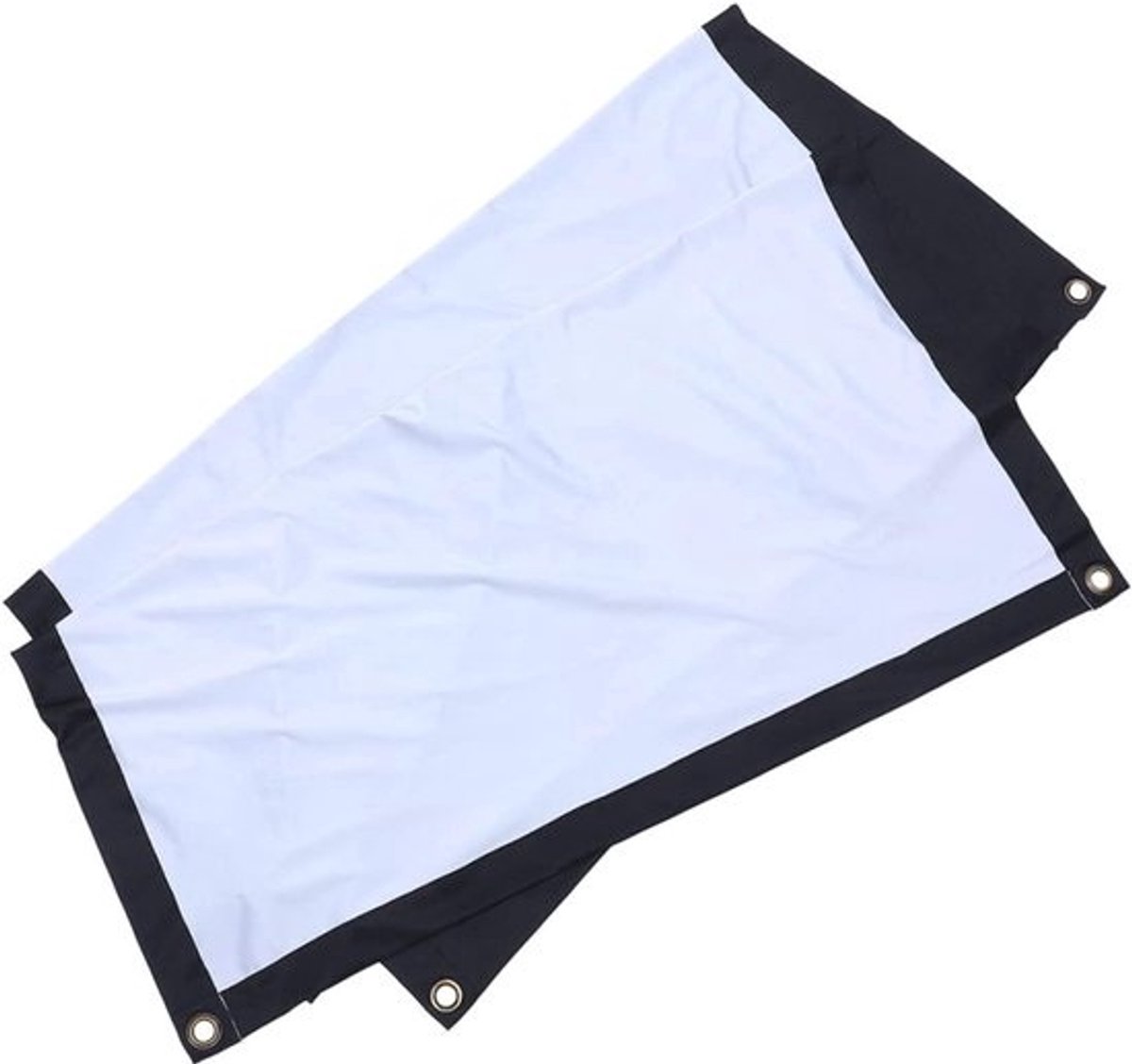 Projectiescherm Doek - Draagbaar Beeldscherm - Film Kijken - Kreukvrij Polyester - 300 x 300 cm - Wit