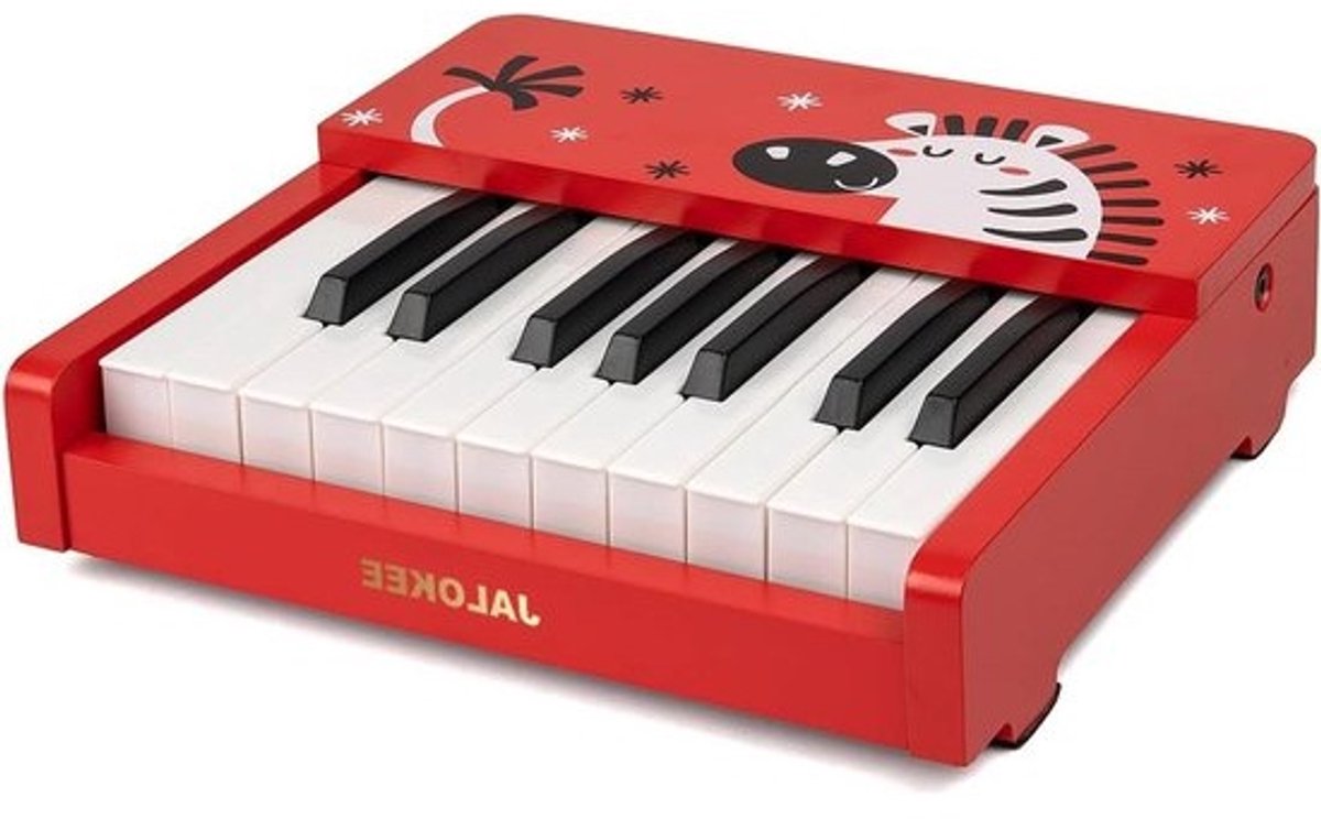 Muziekpiano Keyboard - Digitale Piano Kinderen - Muziek Leren Spelen - 18 Toetsen Houten Design
