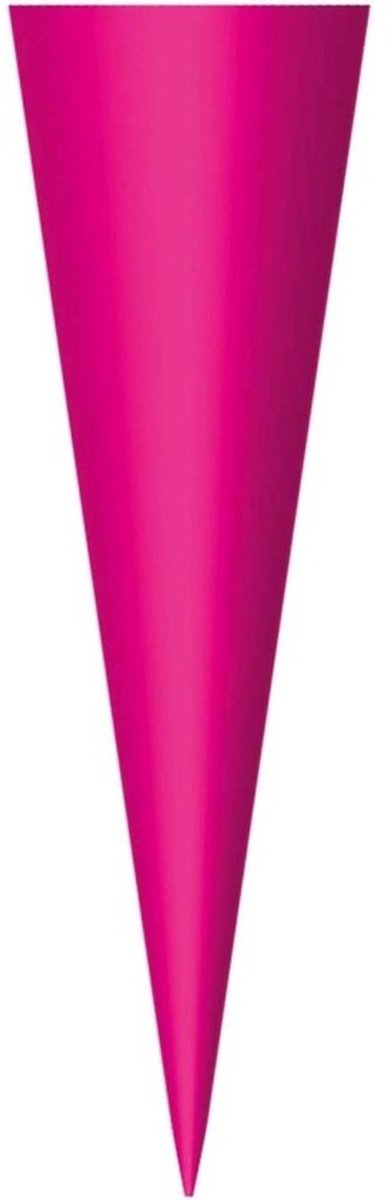 Schooltas Puntzak - Knutseltas Cadeautas - Zelf Versieren - Rond Ontwerp - 35 cm - Roze