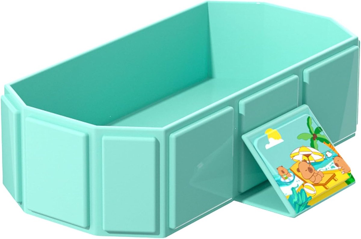 badkuip 75x45x25cm Draagbare inklapbare multifunctionele badkuip voor gezinsleden en huisdieren, buiten- en huishoudelijke accessoires (smaragdgroen)