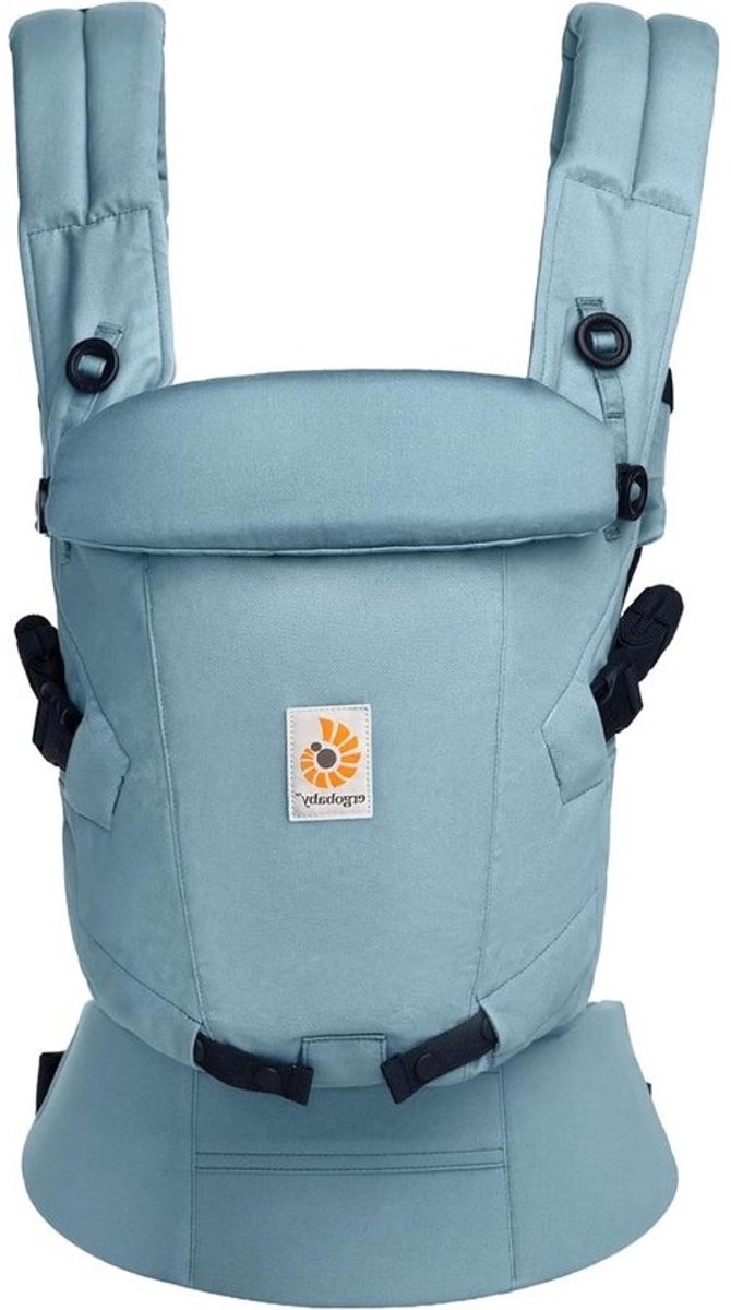 Babydrager - Draagzak Buikdrager - Baby Vervoeren - Ergonomische M-houding - 32-204 kg - Slate Blue